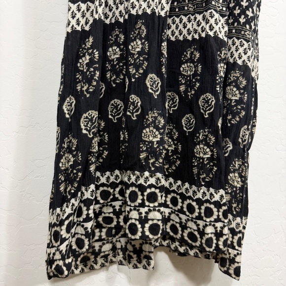 RAGA Black & Cream Boho Maxi Dress - Picture 12 of 12